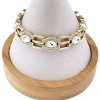 1481 Bransoletka elegancka złota 17+3cm pozłacana 14k Xuping Austrian Crystal